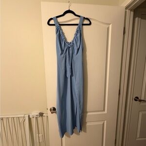 Abercrombie & Fitch Light Blue Maxi Dress